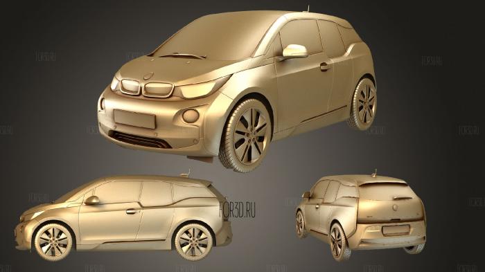 BMW i3 coupe 2010 stl model for CNC